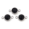 Glass Connector Charms GLAA-G018-P13-1