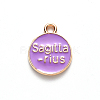 Alloy Enamel Pendants ENAM-S124-01B-01F-3