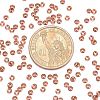Brass Tiny Bead Cones X-KK-O043-04RG-2