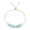 Brass Slider Bracelet BJEW-JB09335-01-1