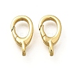 Brass Spring Gate Rings KK-Q043-12G-1