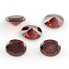 Oval Shaped Cubic Zirconia Pointed Back Cabochons X-ZIRC-R010-7x5-03-1
