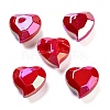 UV Plating Acrylic European Beads OACR-S142-06-2
