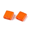 2-Hole Baking Paint Glass Seed Beads SEED-S023-17C-27-2