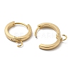 201 Stainless Steel Huggie Hoop Earrings Findings STAS-A167-01K-G-2