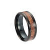 Titanium Steel Wide Band Finger Rings RJEW-T005-13-10-1