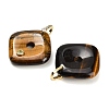 Natural Tiger Eye Pendants GG-CBA4625-04G-02-2