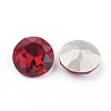 Pointed Back & Back Plated K9 Glass Rhinestone Cabochons X-RGLA-J012-8mm-501-3