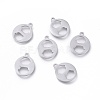 Tarnish Resistant 304 Stainless Steel Charms STAS-K215-08P-1
