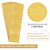 Plastic Self Adhesive Gold Foil Embossed Stickers DIY-WH0211-280-2