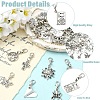 30Pcs Alloy Pendant Decoratons HJEW-YW00530-5
