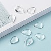 Transparent Teardrop Glass Cabochons GGLA-R024-14x10-8