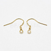Brass Earring Hooks KK-N200-094-1