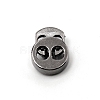 Alloy Spring Cord Locks FIND-WH0100-60B-1