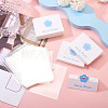 100Pcs Rectangle Clear Polypropylene Cellophane Bags CDIS-TA0001-37E-6