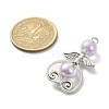 Transparent Acrylic Pendants PALLOY-JF02161-3
