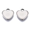 Non-Tarnish 201 Stainless Steel Charms STAS-R116-012D-P-2