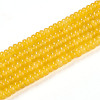 Dyed Natural White Jade Beads Strands G-T139-57A-01-4