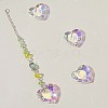 12Pcs Glass Pendants GLAA-SP0001-43-7