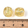Handmade Foil Lampwork Beads Strands FOIL-T008-01E-4