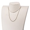 Brass Cable Chain Necklaces NJEW-JN01537-01-3