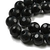Natural Black Onyx Round Bead Strands X-G-L271-02-10mm-3