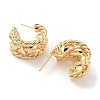 Brass Stud Earrings EJEW-K264-06G-2