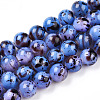 Drawbench Style Dyed Natural Freshwater Shell Beads Strands SHEL-T019-01G-4
