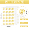 Gold Foil Self-adhesive Stickers DIY-WH20001-13E-2