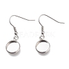 Tarnish Resistant 304 Stainless Steel Earring Hooks STAS-H114-09P-1