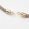 Nylon Twisted Cord Bracelet Making MAK-K007-4