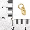 Brass Cubic Zirconia Charms KK-G554-02D-01-3