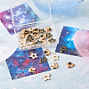 40Pcs 4 Styles Alloy Enamel Pendants ENAM-TA0001-22-12