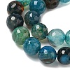 Natural Agate Beads Strands X-G-M437-C01-01W-3