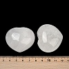 Heart Natural Quartz Crystal Palm Stone G-C186-03I-2