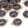 Alloy Enamel Pendants ENAM-S124-01B-08A-3