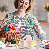 Wooden Easter Egg Holders AJEW-WH0348-631-7