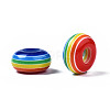 Resin Large Hole Beads X1-RESI-YWC0001-03-5