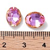 Glass Rhinestone Cabochons RGLA-G020-02A-D502-3