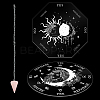 DIY Pendulum Board Dowsing Divination Making Kit DIY-CP0007-28A-1
