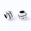 Tibetan Style Alloy Spacer Beads X-TIBE-Q063-60AS-RS-1