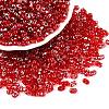 Picasso Spray Painted Glass Seed Beads SEED-T006-04-25-3