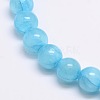 Dyed Natural Green Jade Beads Strands JBS053-6MM-31-1
