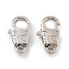 Brass Lobster Claw Clasps KK-R216-18C-P-1