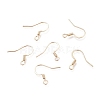 Brass Earring Hooks KK-H102-01G-2