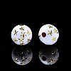 Craft Style Opaque White Acrylic Beads LS-MACR-N012-11-B02-3