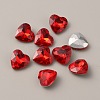 Glass Rhinestone Cabochons RGLA-WH0001-10C-03-2