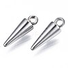 Non-Tarnish 201 Stainless Steel Pendants X-STAS-S117-002A-01-2