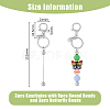 SUPERFINDINGS DIY Keychain Making Kit DIY-FH0005-87-2