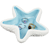 1Pc Starfish Shape Ceramic Jewelry Plate AJEW-SC0002-96B-1